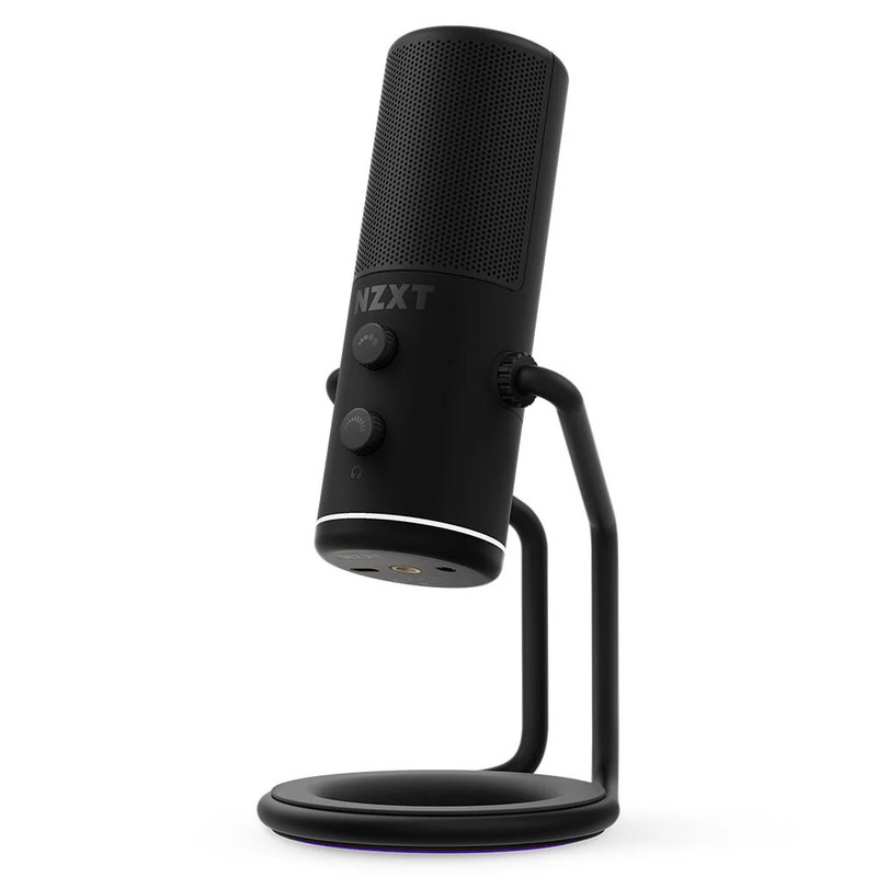 NZXT Capsule Cardioid USB Gaming/Streaming Microphone - Black - ميكروفون